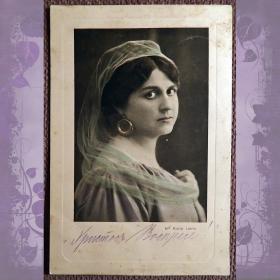 Антикварная открытка "Мария Лабла (певица)"