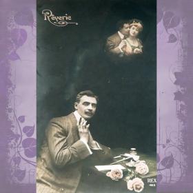 Антикварная открытка "Мечтатель"