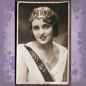 Открытка "Мисс Эстония 1931". Лилли Сильберг