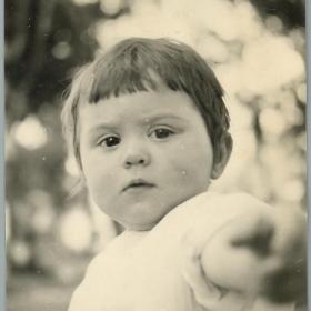 Фото СССР Портрет ребенка 1950-е годы