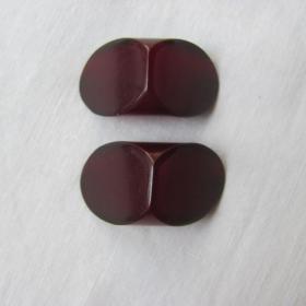 Пуговицы винтаж вишневый бакелит редкость необычная форма