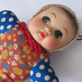  Кукла АРИ пупс мягконабивная тряпичная с пищиком Германия 17 см 