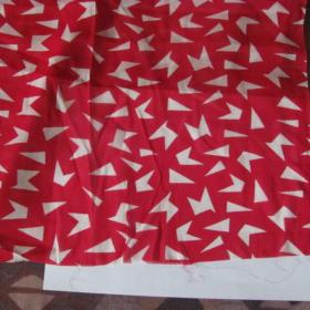 Ткань крепжоржет полупрозрачный шелк натуральный винтаж СССР малиновый фон 