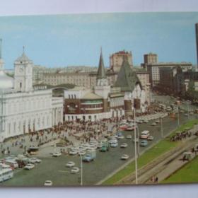 Москва.  Комсомольская площадь.1978 год. Фото Гутина.