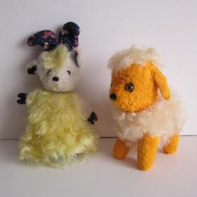 Коза и овечка мягкие игрушки  СССР (1)