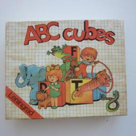 Кубики английский Алфавит игрушки СССР