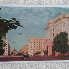 Сталинград. Улица Мира. Фото Г. Зельма.1957 г. (М) 