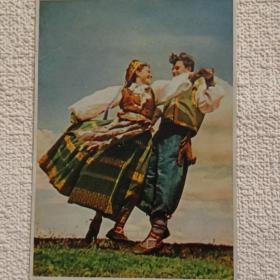 Литовский народный танец "Суктинис". 1955 г. (М)