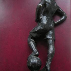 Скульптура "Футболист" Монументскульптура, 1962г.