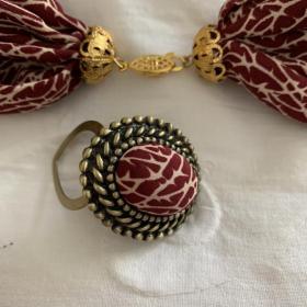 Уникальный Scarflace Английский шарф / украшение с красивым замочком и брошь дрессклип