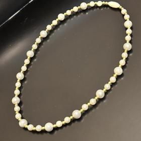 Жемчужное ожерелье , бусы, чокер жемчуг Винтаж 43,5 см Англия