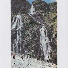 Календарь карманный, СССР, Гаврилов, 1987, горные водопады, Минеральные Воды, здравница