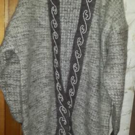 Новый кардиган из мохера Индия, плотный, незаменимый вид одежды для холодной погоды