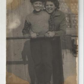 Фото "Мама и сын" 50-е годы