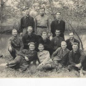 Фото людей, принимавших участие в восстановлении СТЗ, Сталинград. 1956 г