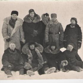 Фото людей, принимавших участие в восстановлении СТЗ, Сталинград. 1956 г