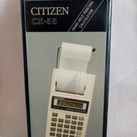 Калькулятор-принтер CITIZEN CX-55 Hand Held Printing Calculator 90-е гг.