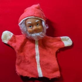 Кукла-перчатка Дед Мороз (Санта-Клаус), ГДР, 1989 г., винтаж, для кукольного театра.