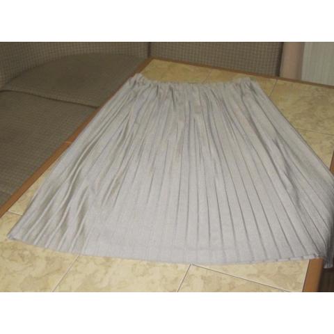 Винтажная трикотажная юбка - плиссе. Размер 46-48