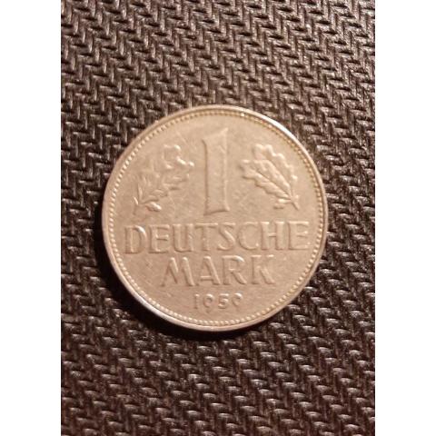 1 немецкая марка ФРГ  1959 год