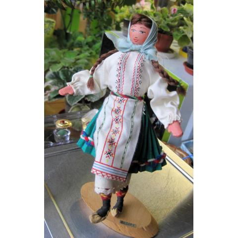 кукла из Болгарии, винтаж