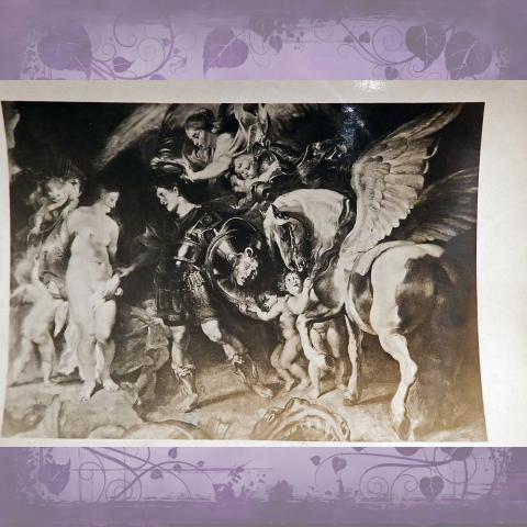 Открытка. Рубенс "Персей и Андромеда". 1945 год