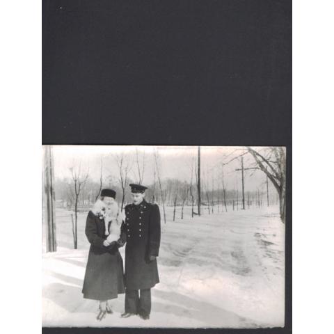 Старая фотография "С мамой" 50-е г.г. 